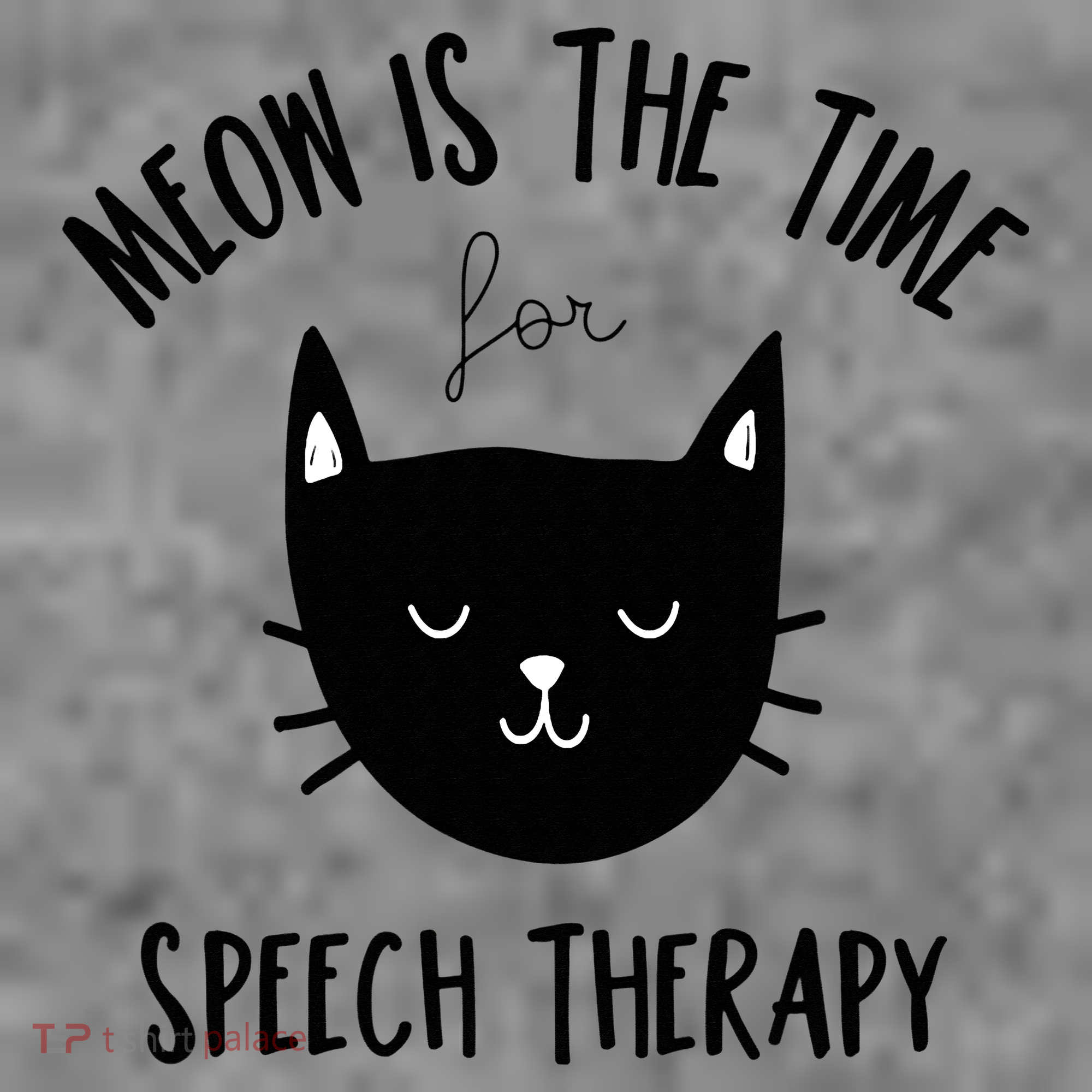 Funny Cat Pun Speech Therapy SLP Therapist Cute Kitten Toddler Hoodie