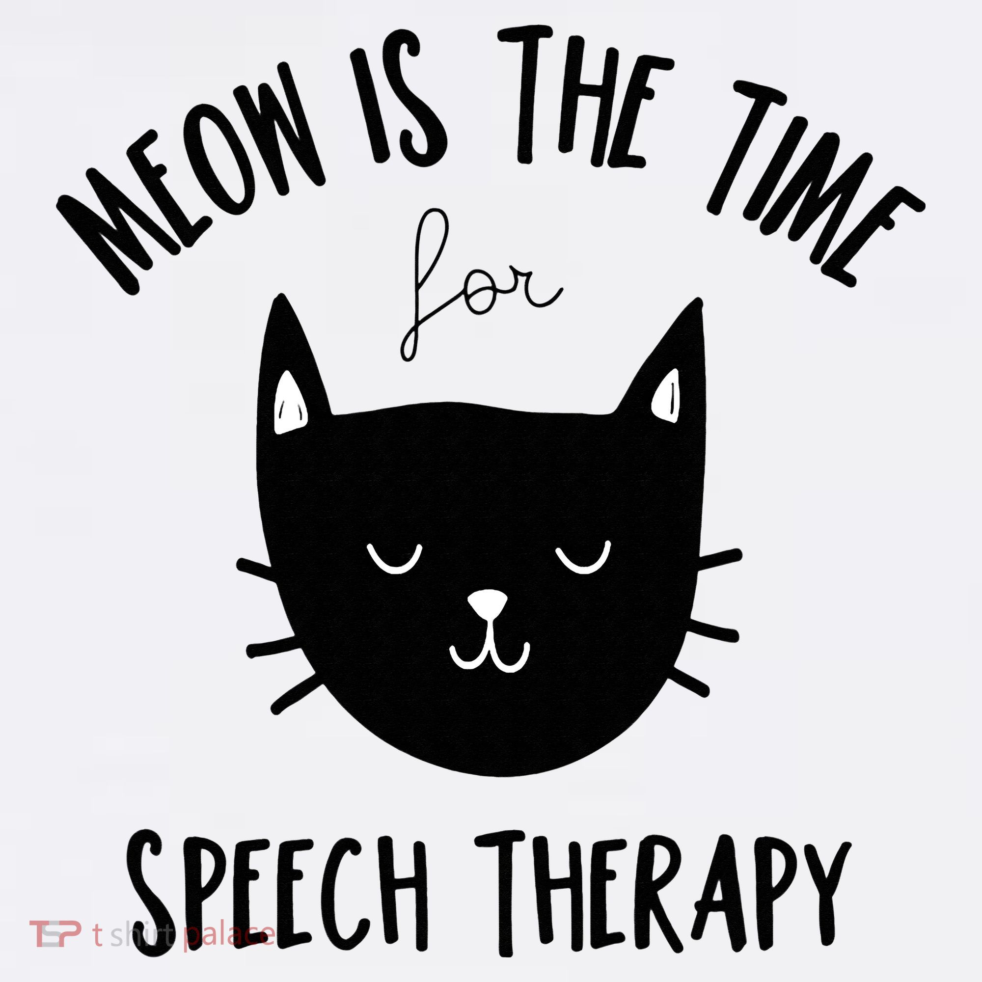 Funny Cat Pun Speech Therapy SLP Therapist Cute Kitten Apron
