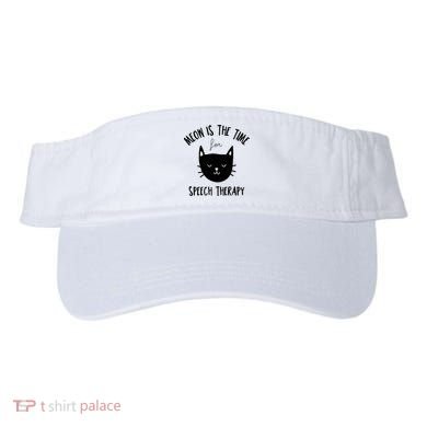 Funny Cat Pun Speech Therapy SLP Therapist Cute Kitten Visor