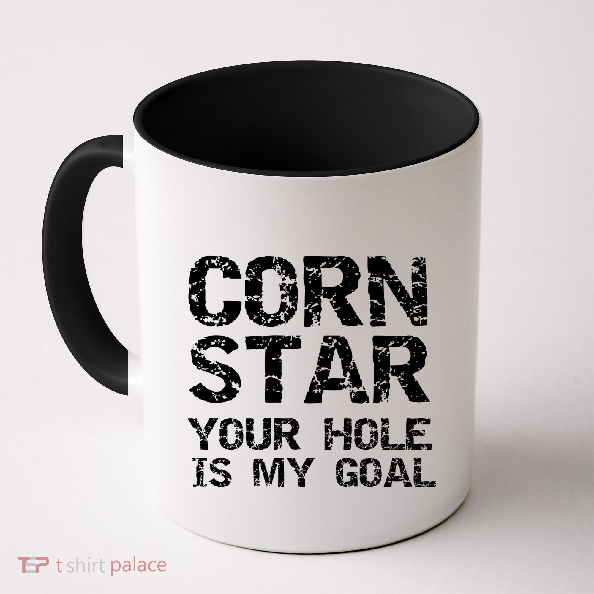Funny Cornhole Pun Gift Quote Corn Star Your Hole Is My Goal Gift Coffee Mug