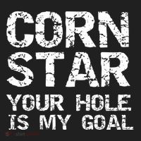 Funny Cornhole Pun Gift Quote Corn Star Your Hole Is My Goal Gift Beanie thumb 2