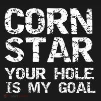 Funny Cornhole Pun Gift Quote Corn Star Your Hole Is My Goal Gift Women's Hoodie thumb 2