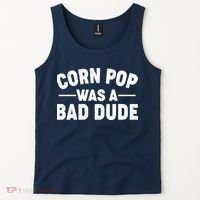 Funny Corn Pop Was A Bad Dude Tank Top thumb 2
