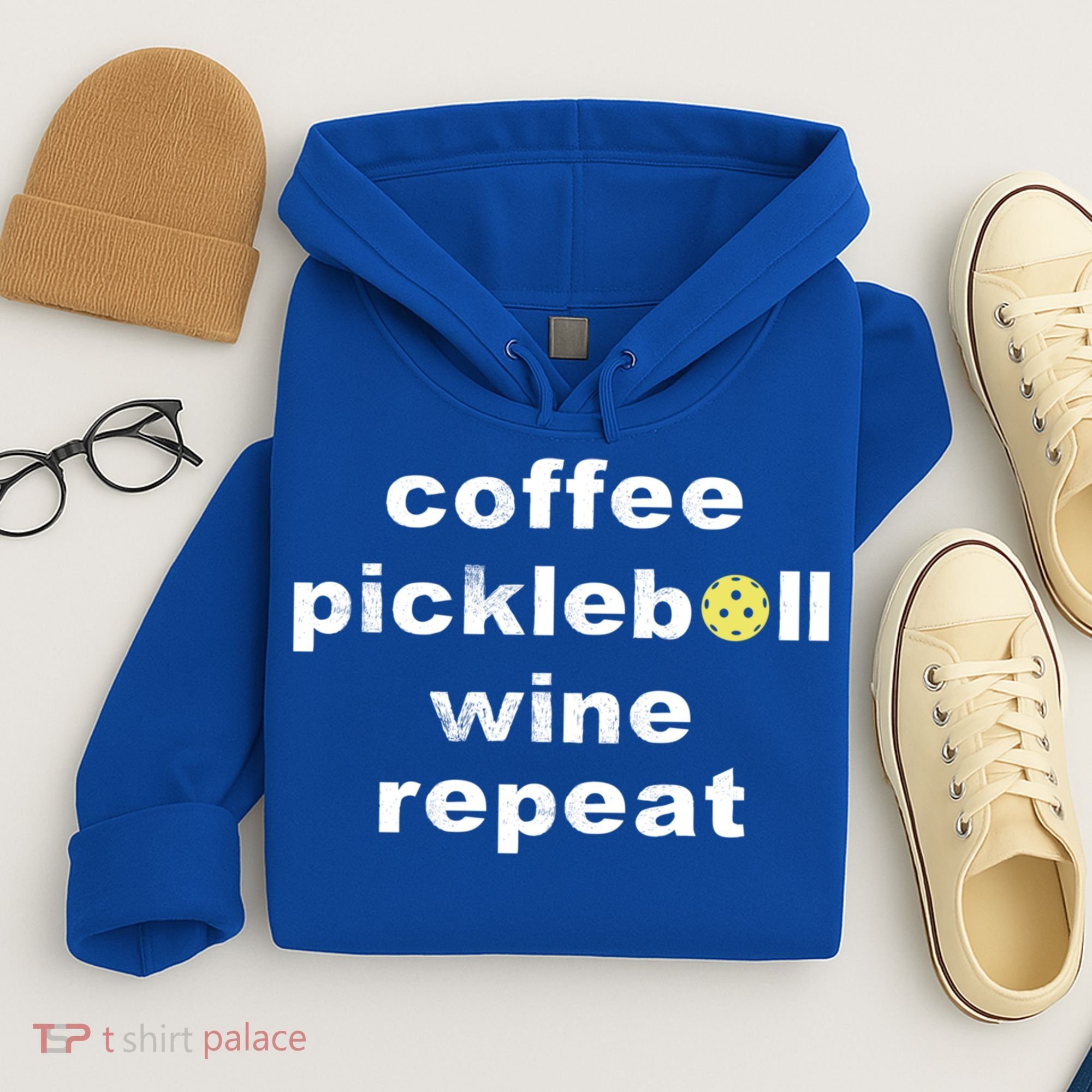 Funny Coffee Pickleball Wine Repeat Dinker Er Gift Hoodie