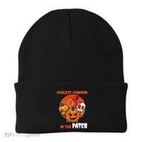 Funny Coolest Pumpkin In The Patch Halloween Boy Girls Kid Beanie thumb 0