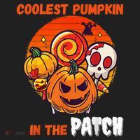Funny Coolest Pumpkin In The Patch Halloween Boy Girls Kid Beanie thumb 2