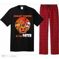 Funny Coolest Pumpkin In The Patch Halloween Boy Girls Kid Pajama Set thumb 0