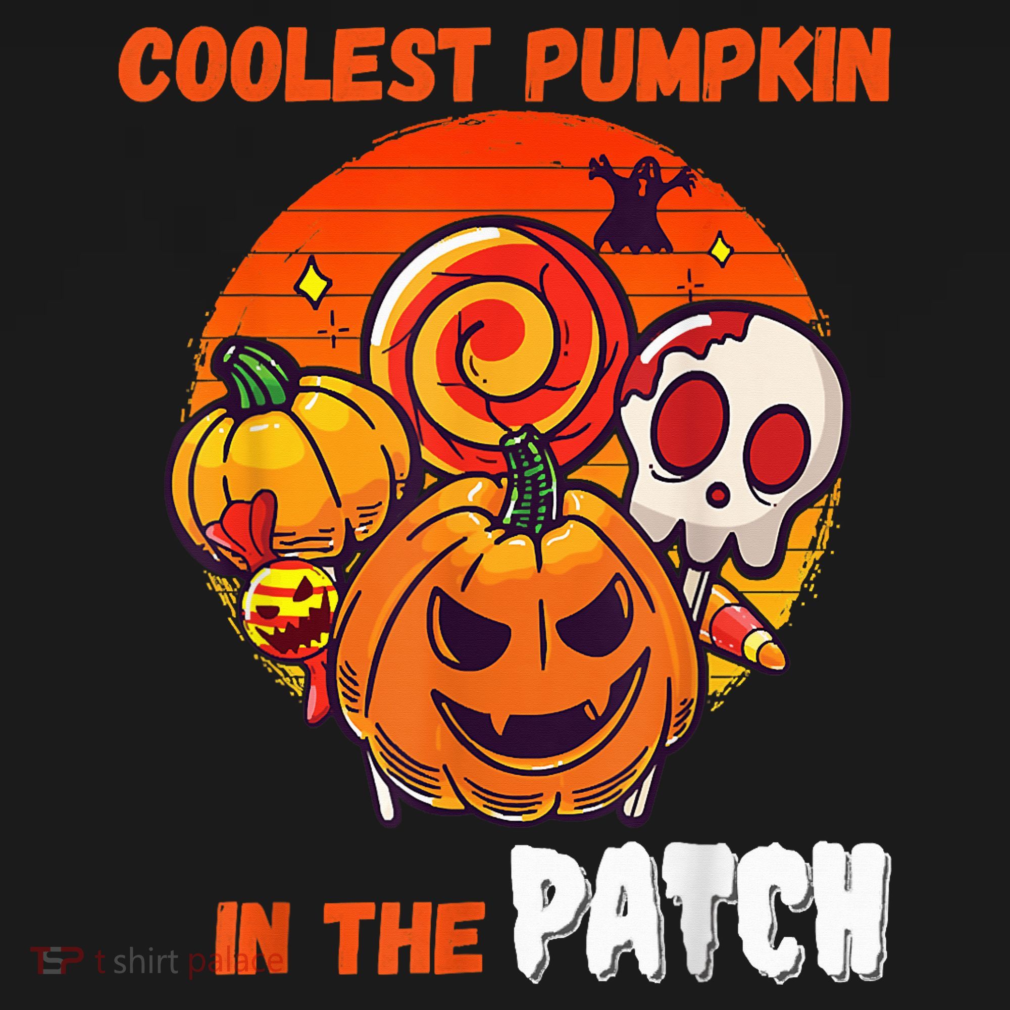 Funny Coolest Pumpkin In The Patch Halloween Boy Girls Kid Women's Hoodie