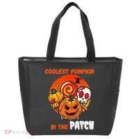 Funny Coolest Pumpkin In The Patch Halloween Boy Girls Kid Tote Bag thumb 0
