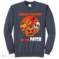 Funny Coolest Pumpkin In The Patch Halloween Boy Girls Kid Sweatshirt thumb 0
