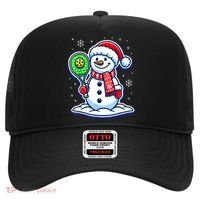 Funny Christmas Pickleball Snowman Pickleball Player Xmas Gift Hat thumb 0