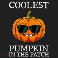 Funny Coolest Pumpkin In The Patch Cute Glassess Halloween Gift Tumbler thumb 3