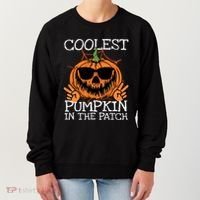 Funny Coolest Pumpkin In The Patch Halloween Gift Women's Sweatshirt thumb 0