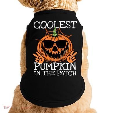 Funny Coolest Pumpkin In The Patch Halloween Gift Doggie Tank