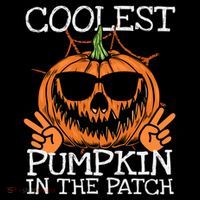 Funny Coolest Pumpkin In The Patch Halloween Gift Bucket Hat thumb 4