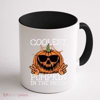 Funny Coolest Pumpkin In The Patch Halloween Gift Coffee Mug thumb 1
