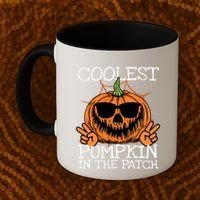 Funny Coolest Pumpkin In The Patch Halloween Gift Coffee Mug thumb 2