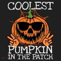 Funny Coolest Pumpkin In The Patch Halloween Gift Hat thumb 2