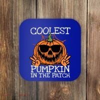 Funny Coolest Pumpkin In The Patch Halloween Gift Coaster thumb 0