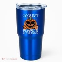Funny Coolest Pumpkin In The Patch Halloween Gift Tumbler thumb 0