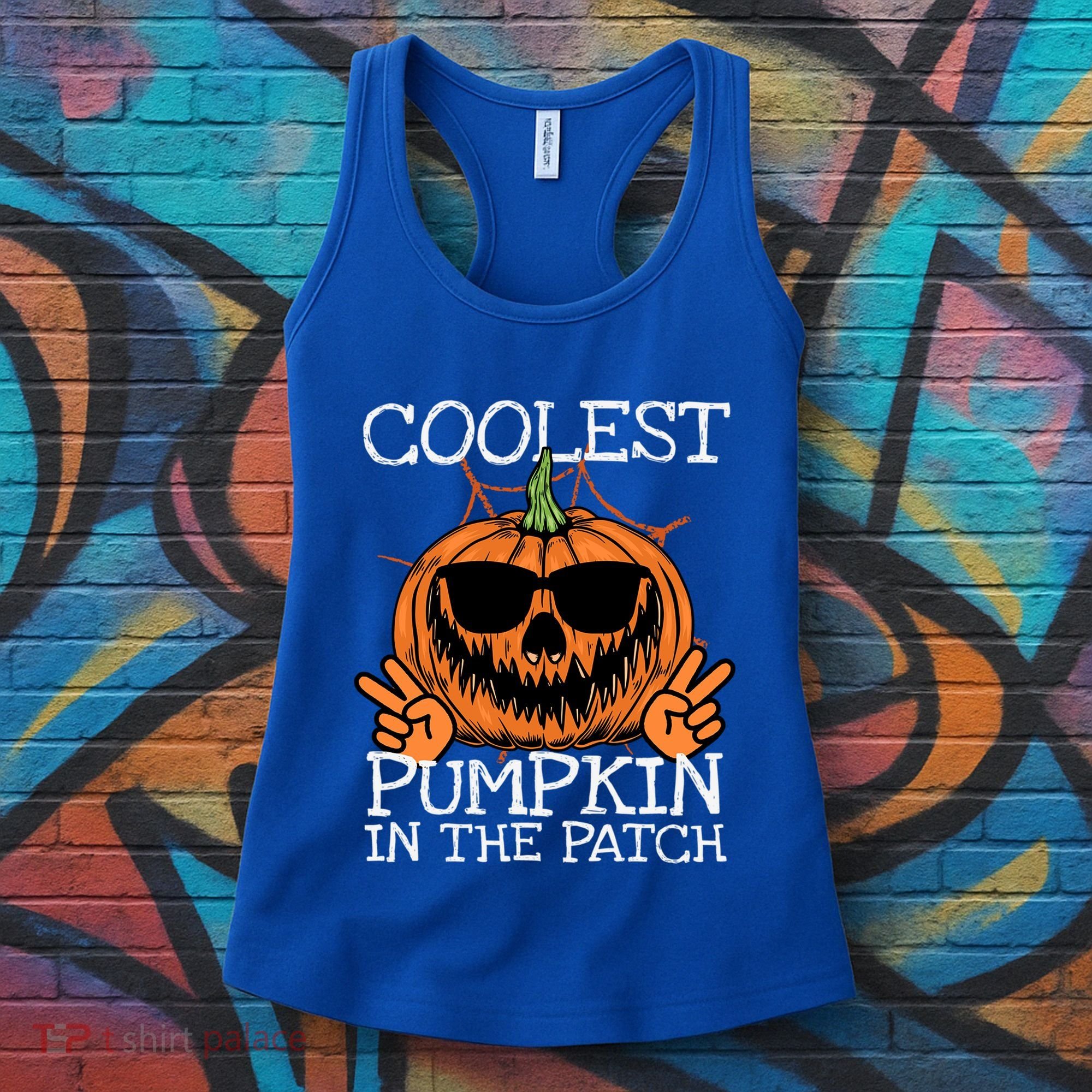Funny Coolest Pumpkin In The Patch Halloween Gift Women's Tank Top