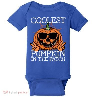 Funny Coolest Pumpkin In The Patch Halloween Gift Baby Bodysuit