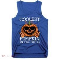 Funny Coolest Pumpkin In The Patch Halloween Gift Tank Top thumb 0