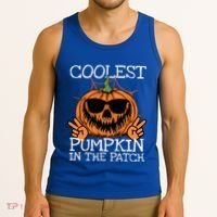 Funny Coolest Pumpkin In The Patch Halloween Gift Tank Top thumb 3