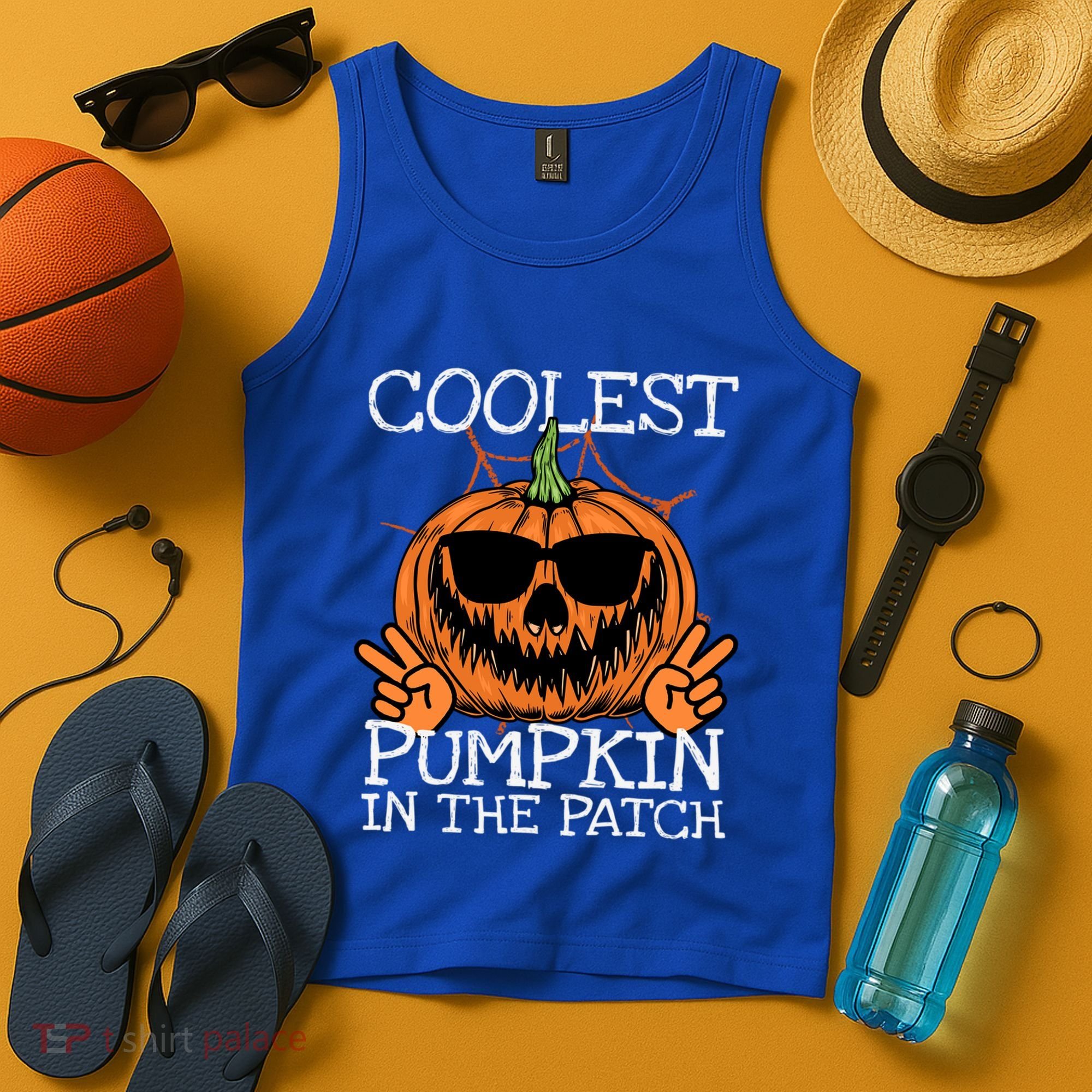 Funny Coolest Pumpkin In The Patch Halloween Gift Tank Top