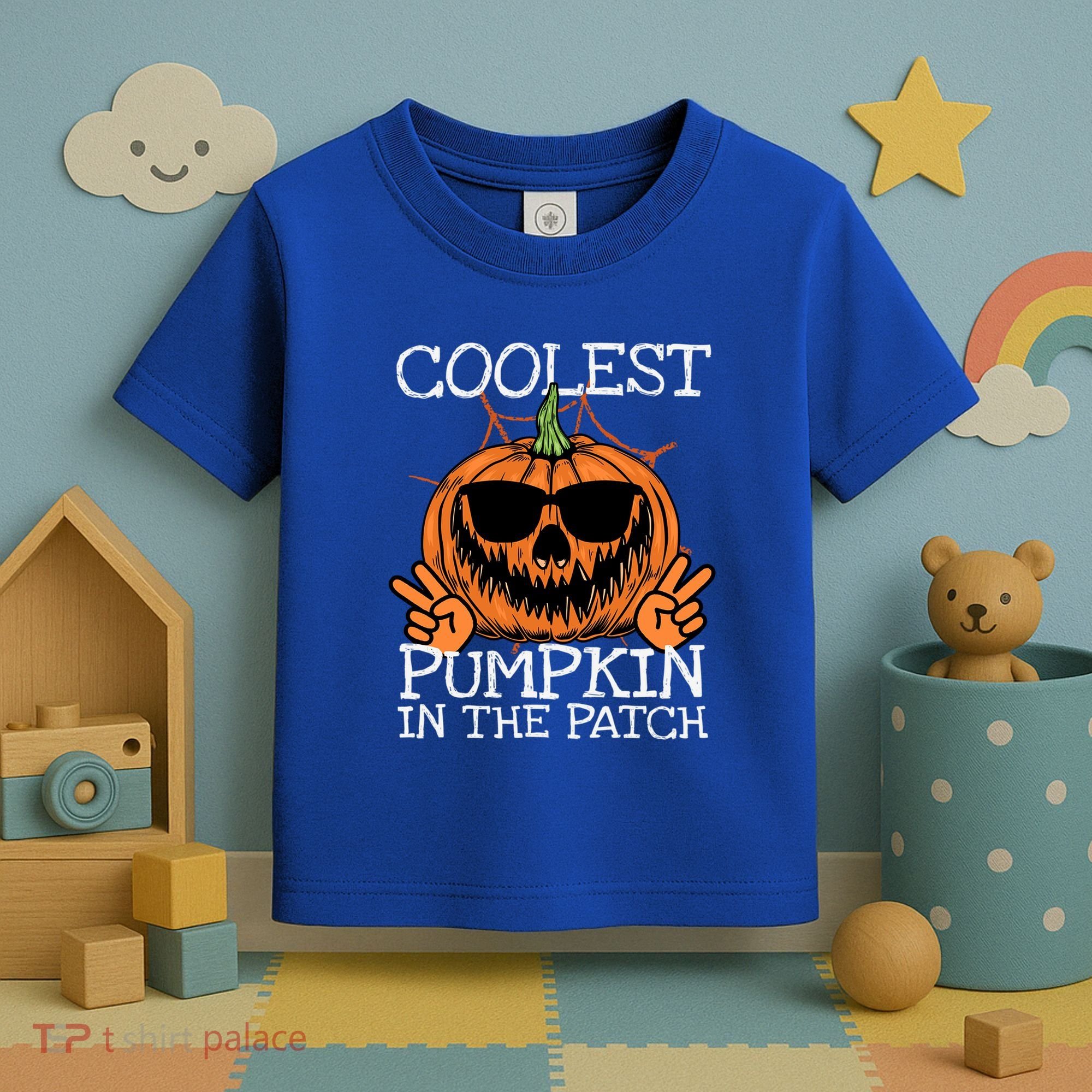 Funny Coolest Pumpkin In The Patch Halloween Gift Toddler T-Shirt