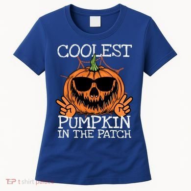 Funny Coolest Pumpkin In The Patch Halloween Gift Women's T-Shirt
