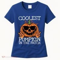 Funny Coolest Pumpkin In The Patch Halloween Gift Women's T-Shirt thumb 0