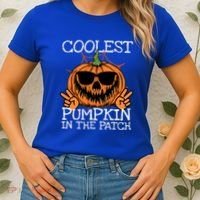Funny Coolest Pumpkin In The Patch Halloween Gift Women's T-Shirt thumb 2
