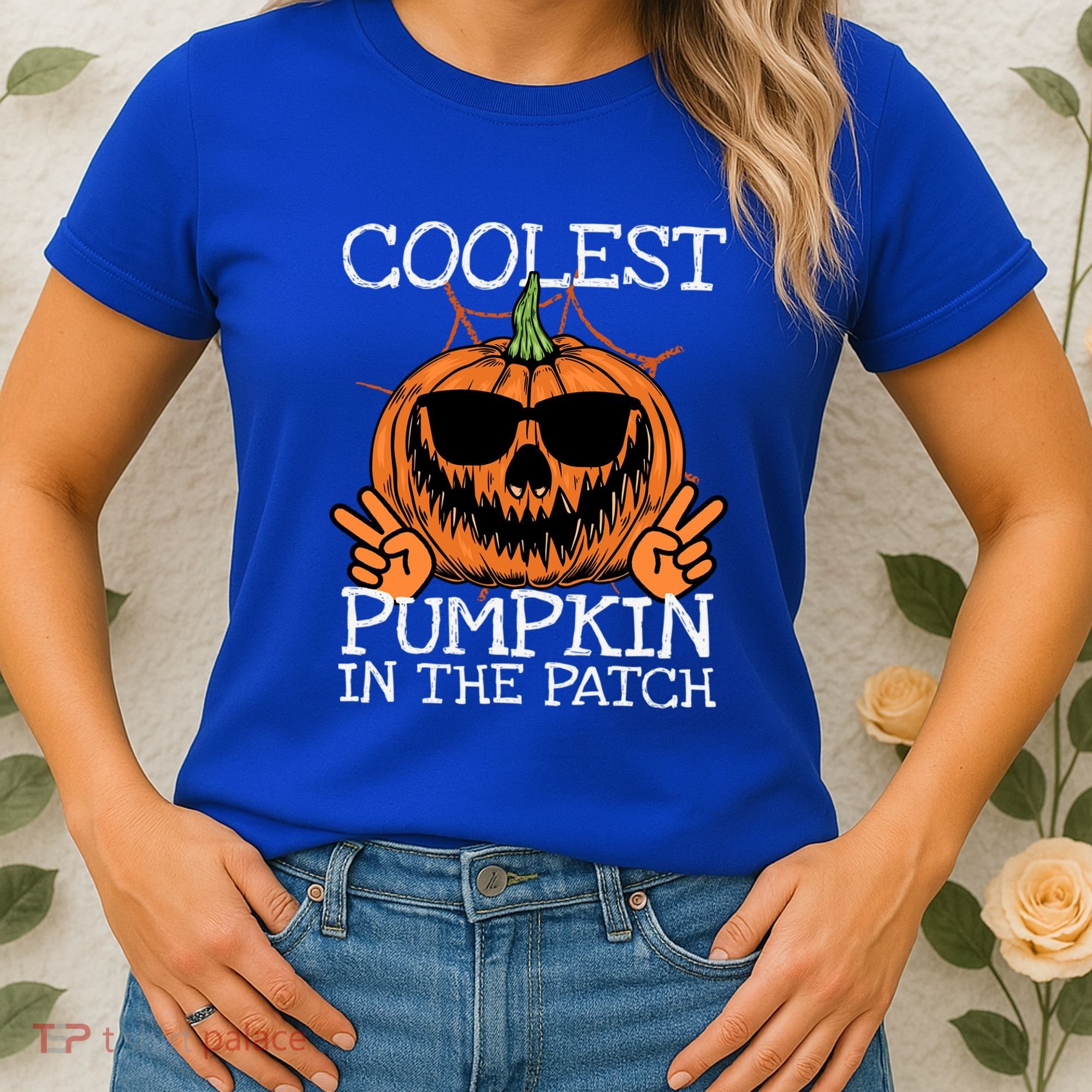 Funny Coolest Pumpkin In The Patch Halloween Gift Women's T-Shirt