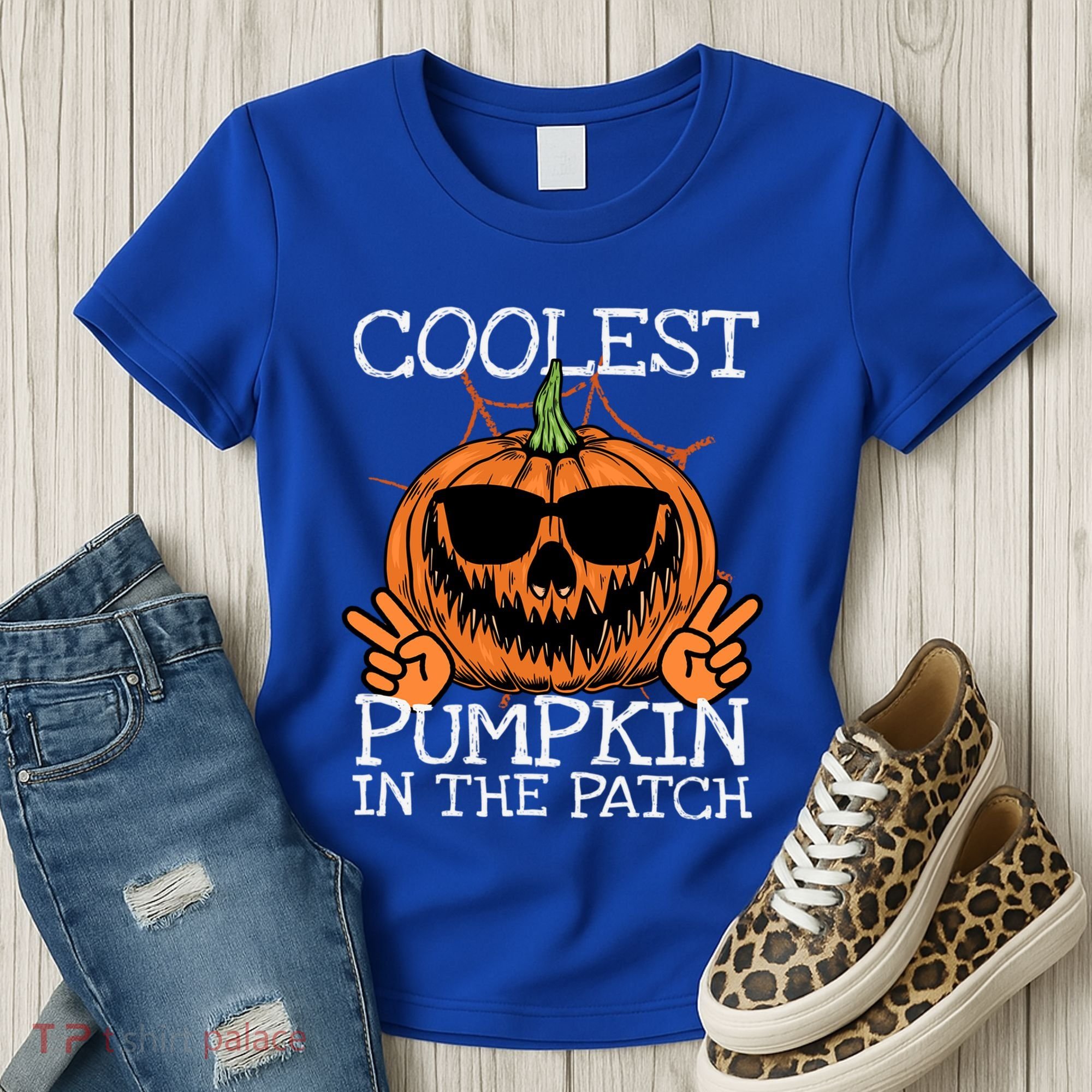 Funny Coolest Pumpkin In The Patch Halloween Gift Women's T-Shirt