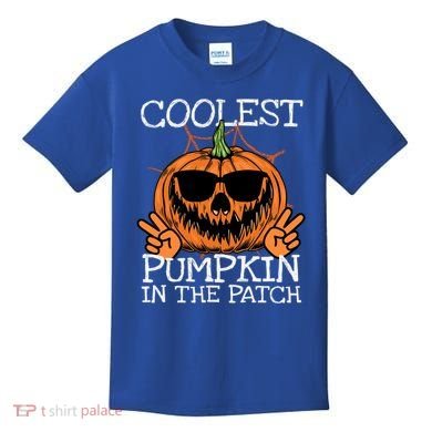 Funny Coolest Pumpkin In The Patch Halloween Gift Kids T-Shirt