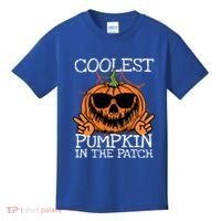 Funny Coolest Pumpkin In The Patch Halloween Gift Kids T-Shirt thumb 0