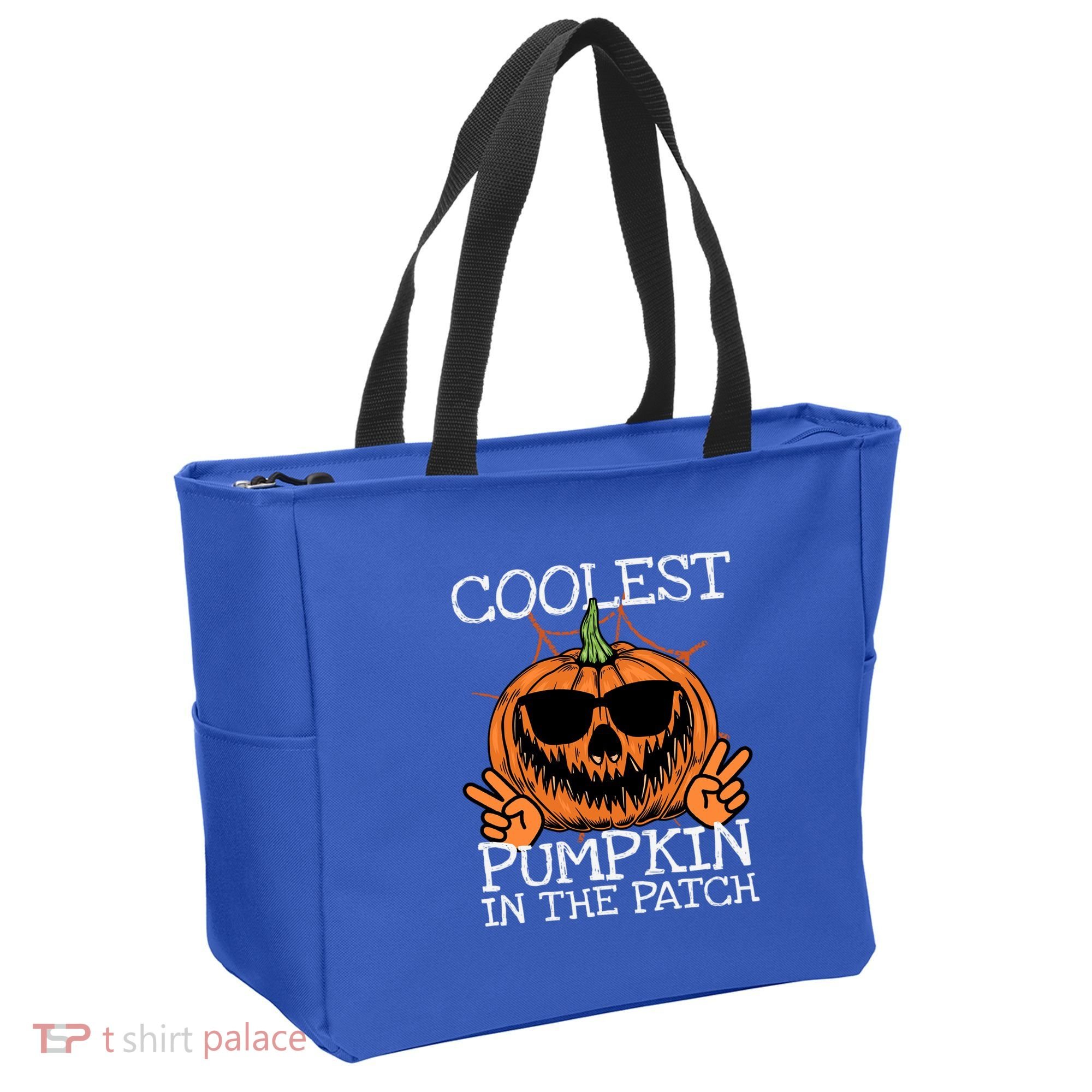 Funny Coolest Pumpkin In The Patch Halloween Gift Tote Bag