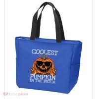 Funny Coolest Pumpkin In The Patch Halloween Gift Tote Bag thumb 3