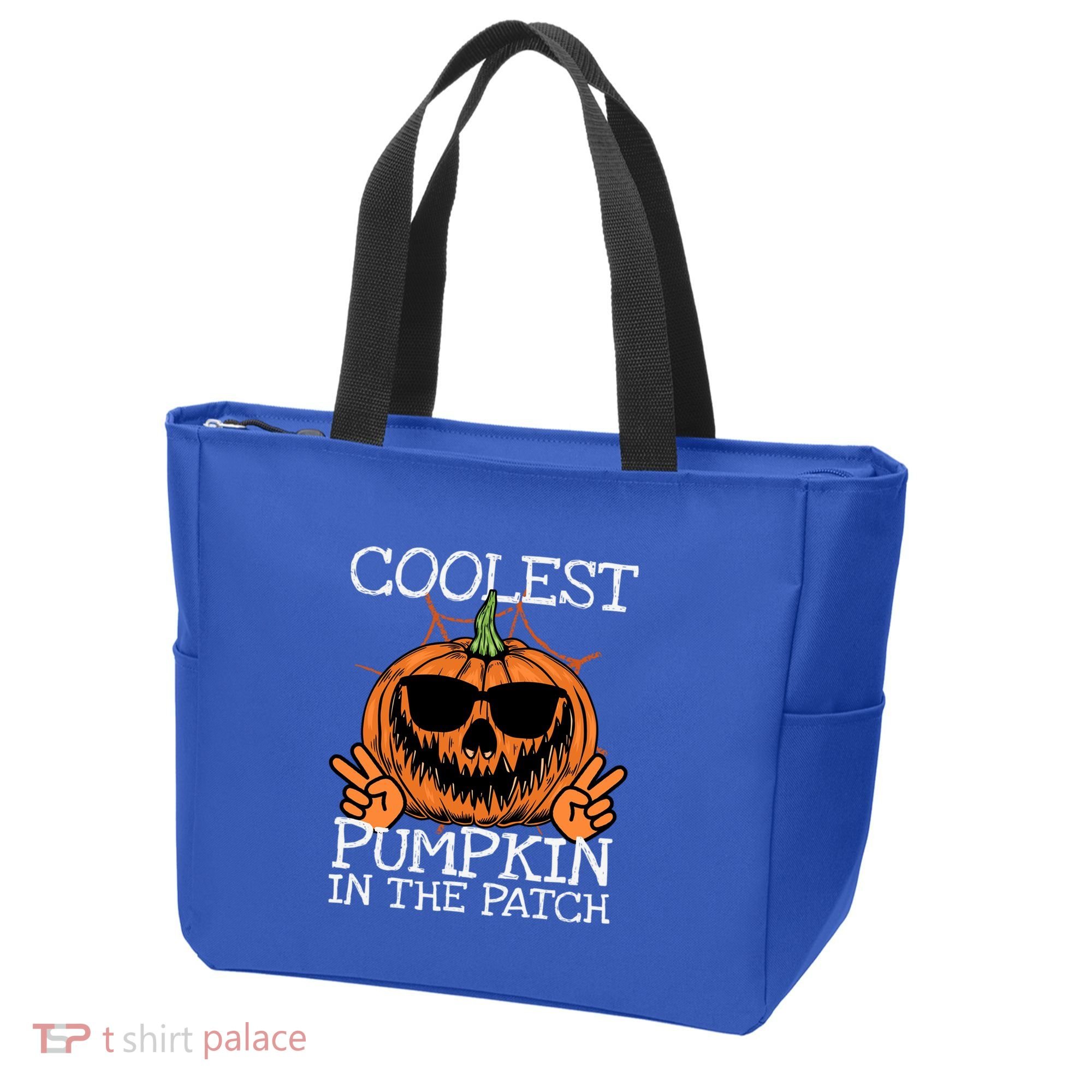 Funny Coolest Pumpkin In The Patch Halloween Gift Tote Bag