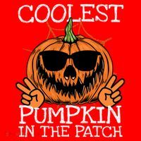 Funny Coolest Pumpkin In The Patch Halloween Gift Santa Hat thumb 1
