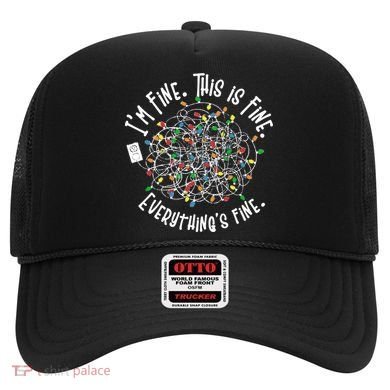 Funny Christmas Problem With Tangled Lights Hat
