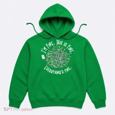 Funny Christmas Problem With Tangled Lights Hoodie