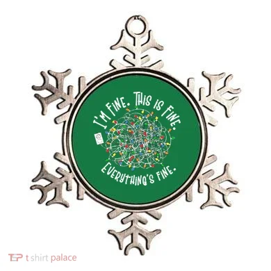 Funny Christmas Problem With Tangled Lights Ornament