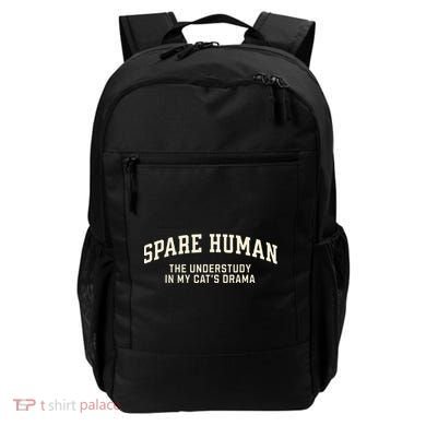 Funny Cat Parent Spare Human Sarcastic Backpack