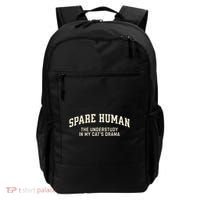 Funny Cat Parent Spare Human Sarcastic Backpack thumb 0