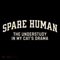 Funny Cat Parent Spare Human Sarcastic Women's Hoodie thumb 2