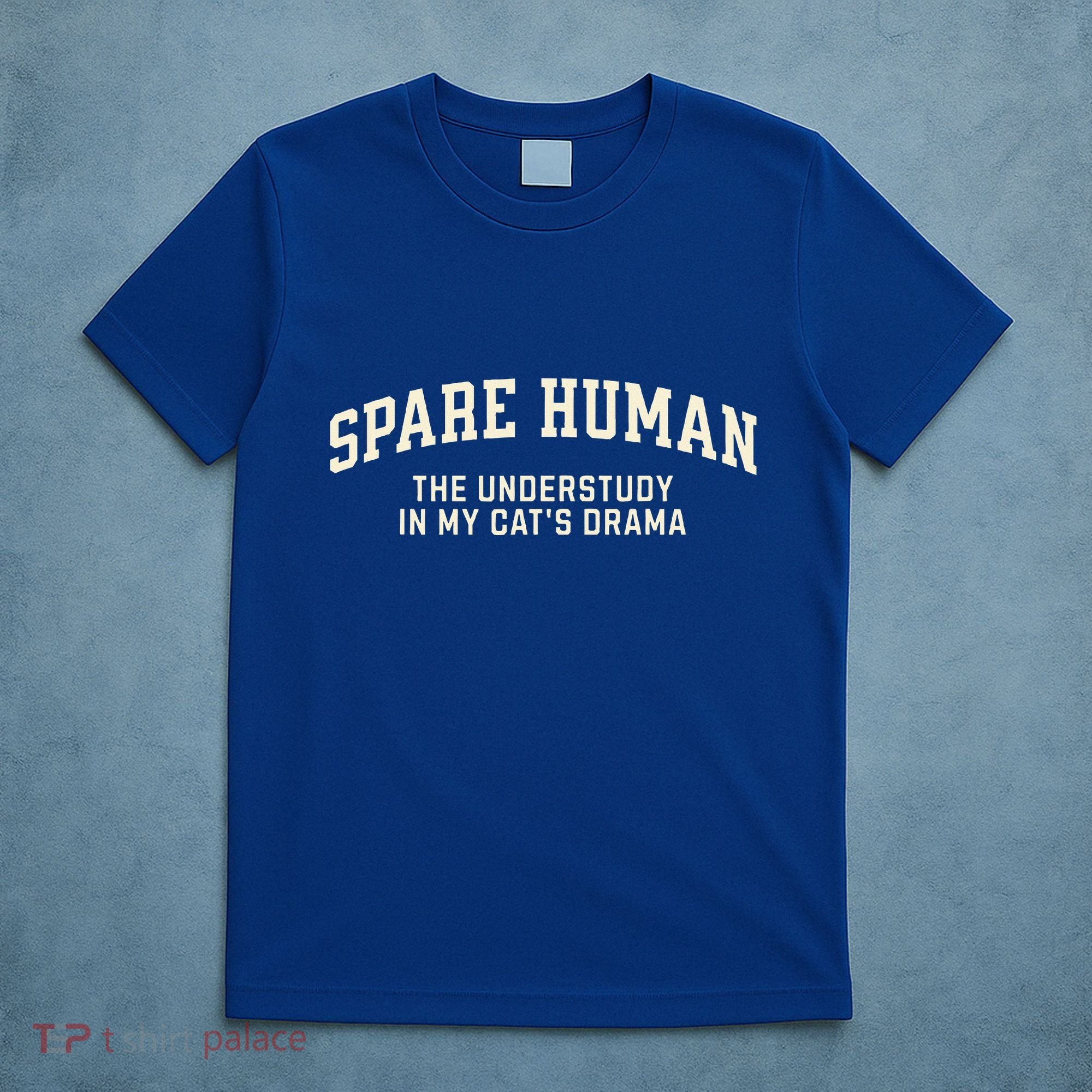 Funny Cat Parent Spare Human Sarcastic T-Shirt