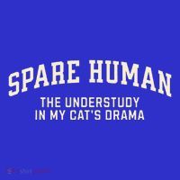 Funny Cat Parent Spare Human Sarcastic Mousepad thumb 1
