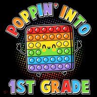 Funny Cute Poppin' Into 1st Grade Fidget Toy Coffee Mug thumb 5